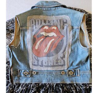 Rolling Stones Upcycled Sleeveless Band Dress M/L